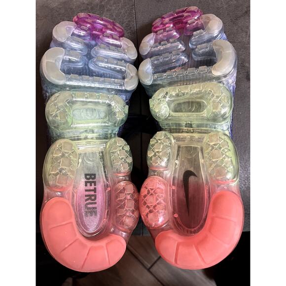 Nike Rare Rainbow LGBT+ Blue Running Sneaker Shoe 883275-400 Collector Vapormax